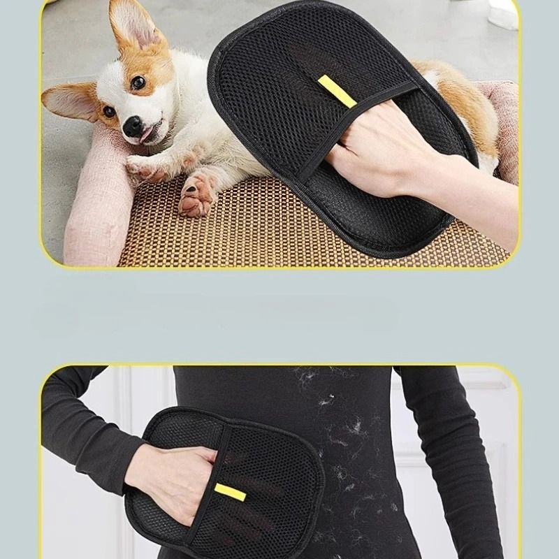 Pet Hair Remover Portable Washable Dehairing Glove For Clothes And Pets 3