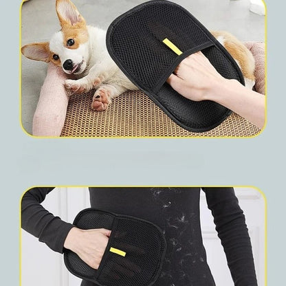 Pet Hair Remover Portable Washable Dehairing Glove For Clothes And Pets 3