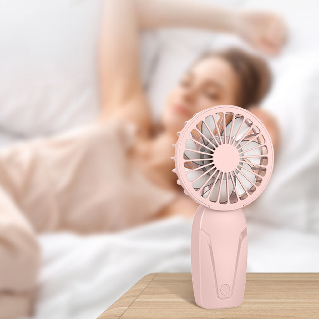 Portable Mini Pocket Fan, USB Rechargeable Mini Fan, Appearance ABS Lightweight Handheld Fan