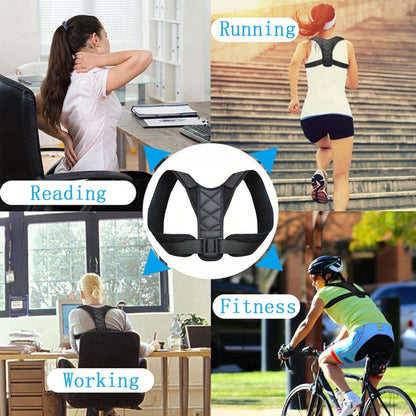 Hunchback Prevention Belt, Back Posture Correction, Unisex Body Shaping, Breathable Posture Support