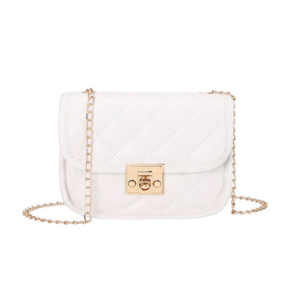 Ladies Bags Trendy Womens Bag New Embroidered Bag Cross Border Small Square Bag Fashion Chain Bag 1