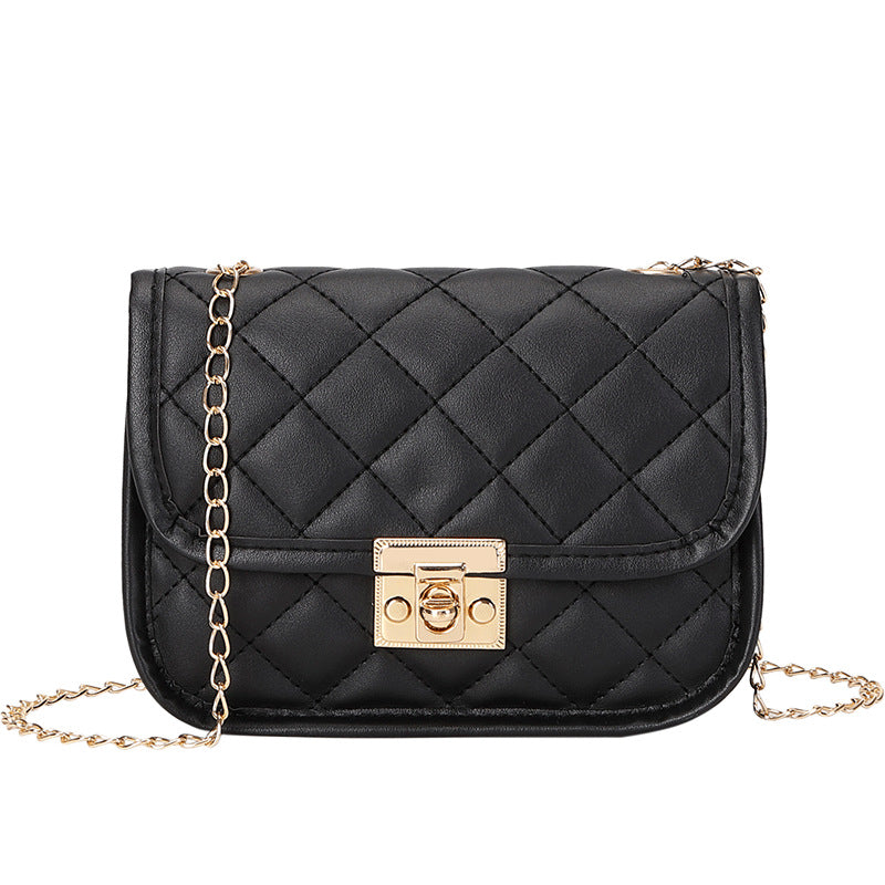 Ladies Bags Trendy Womens Bag New Embroidered Bag Cross Border Small Square Bag Fashion Chain Bag 4