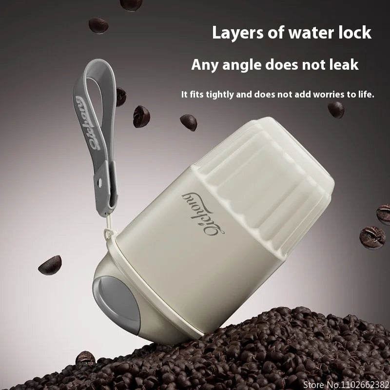 Ceramic Liner Thermos Coffee Cup, Double Wall Stainless Steel, Vacuum Insulated Thermal Mug, Tumbler Gift For Coffee
