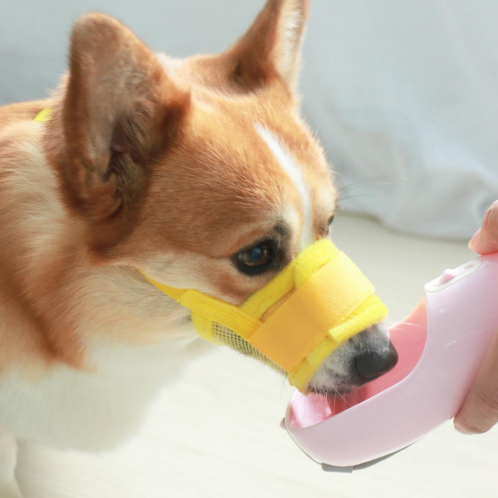 Mesh Breathable Pet Mouth Cover Muzzle Adjustable Anti Barking Dog Muzzle For Dogs Anti Biting Muzz 1