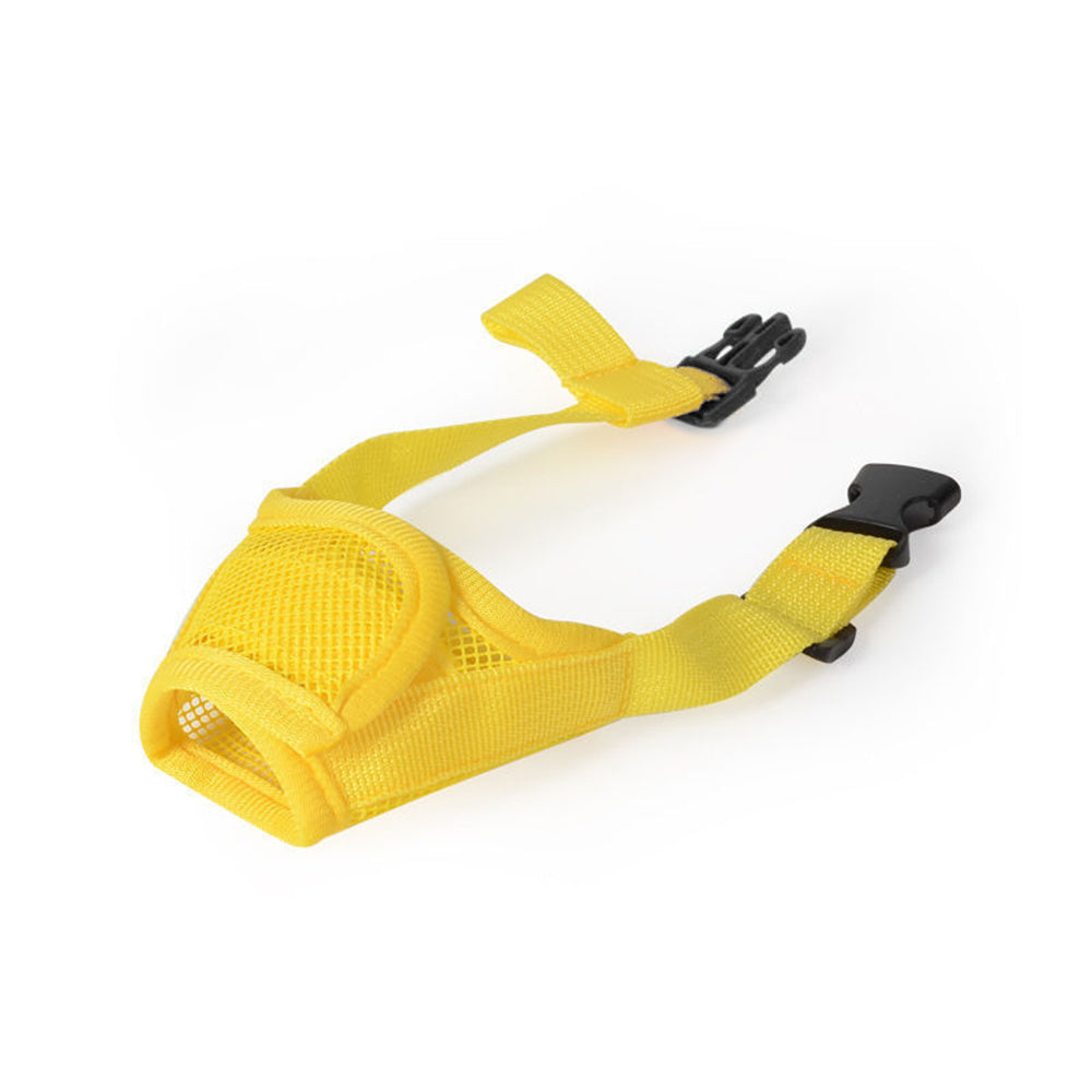 Mesh Breathable Pet Mouth Cover Muzzle Adjustable Anti Barking Dog Muzzle For Dogs Anti Biting Muzz 5