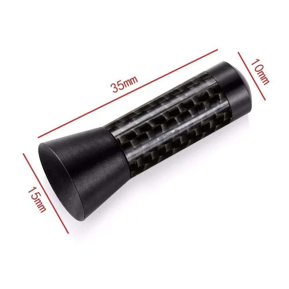Carbon Fiber Short Car Antenna  Compact Design With Clear Stable Radio Reception 5