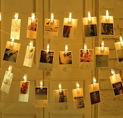 Photo Clip LED Fairy String Lights Display Garland