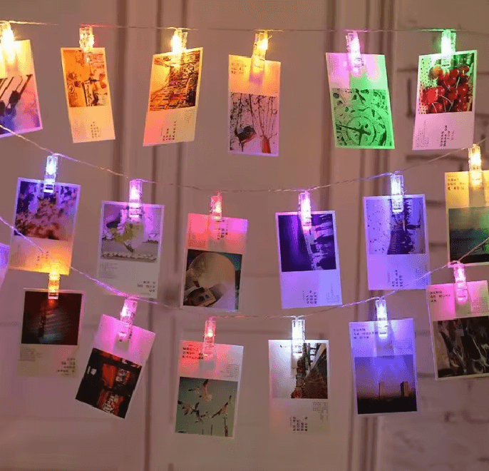 Photo Clip LED Fairy String Lights Display Garland 1