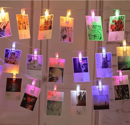 Photo Clip LED Fairy String Lights Display Garland 4