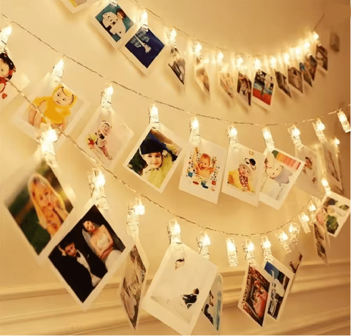 Photo Clip LED Fairy String Lights Display Garland 5