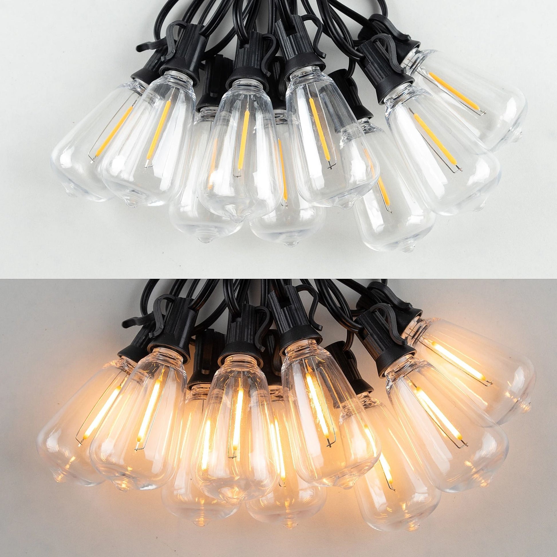 ST38 Outdoor String Lights With Connectable Waterproof LED Bulbs For Patio Garden And Home Decor 4