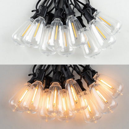 ST38 Outdoor String Lights With Connectable Waterproof LED Bulbs For Patio Garden And Home Decor 4