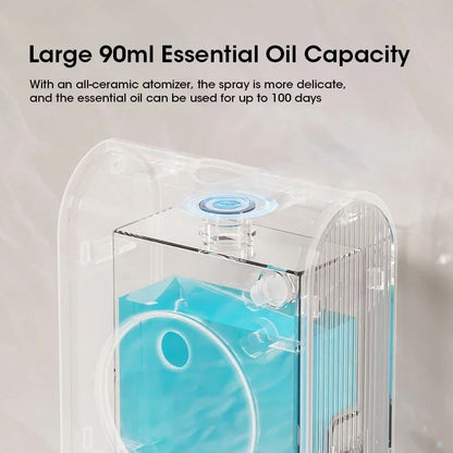 Automatic Sensor Aromatherapy Machine Wall Mounted Fragrance Diffuser With USB Rechargeable Design  2