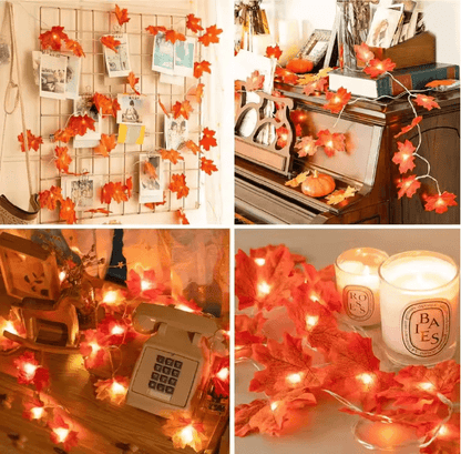 Maple Leaf LED Fairy String Lights 3