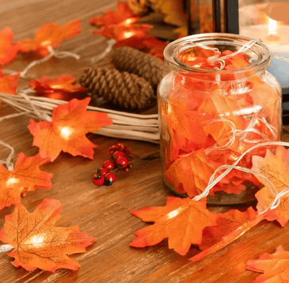 Maple Leaf LED Fairy String Lights 5