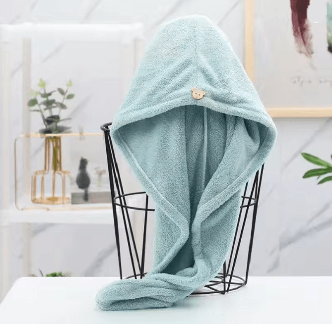 Soft Microfiber Quick Dry Hair Towel Cap 5