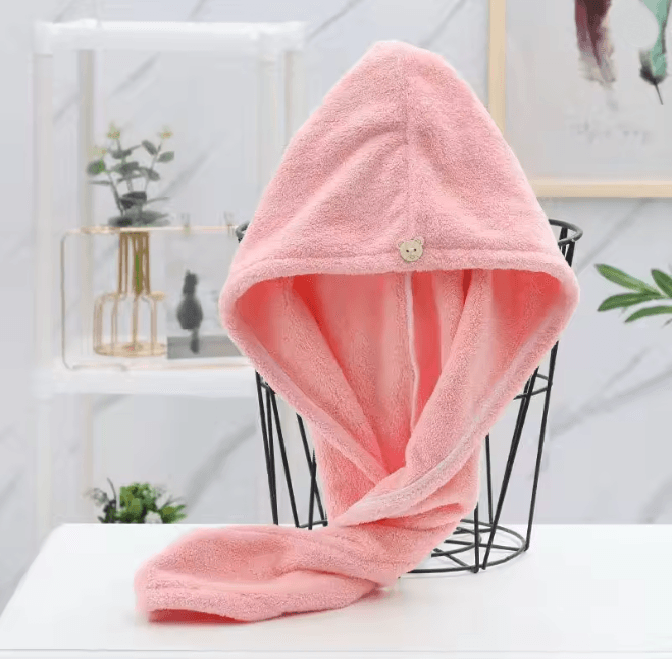 Soft Microfiber Quick Dry Hair Towel Cap 6