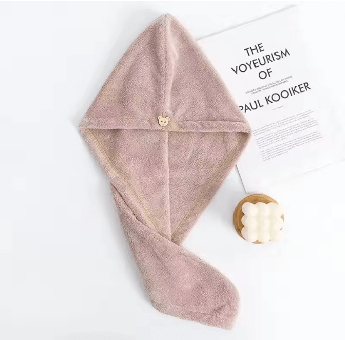 Soft Microfiber Quick Dry Hair Towel Cap 7