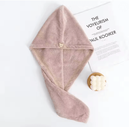 Soft Microfiber Quick Dry Hair Towel Cap 7