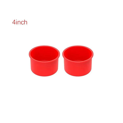 Round Silicone Cake Mold Pan Nonstick Reusable Baking Tray For Kitchen Baking 9