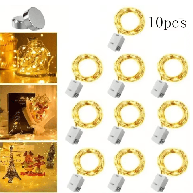 Mini Colored LED Fairy String Lights Set