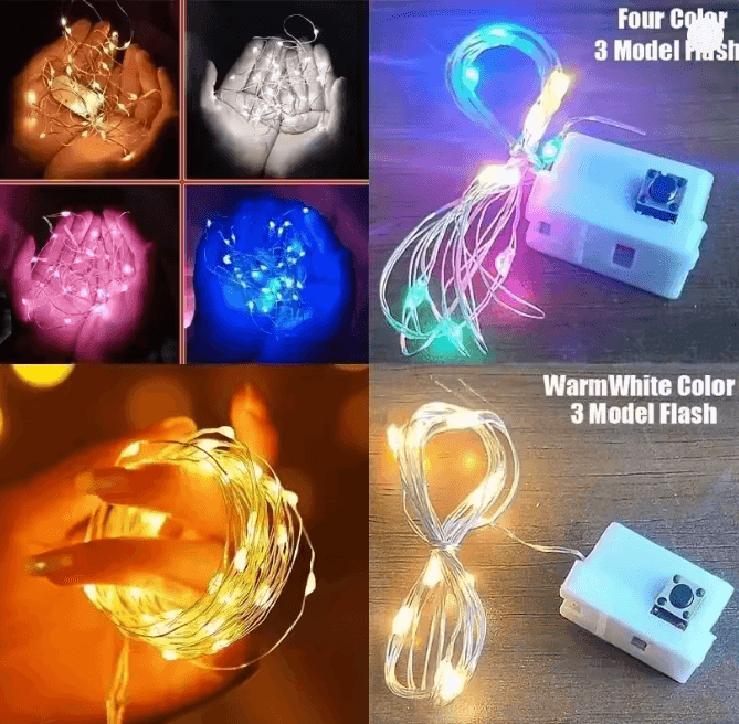 Mini Colored LED Fairy String Lights Set 1