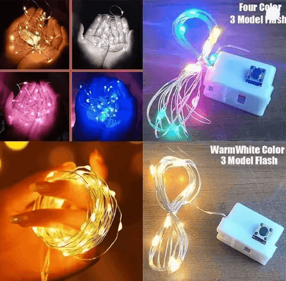 Mini Colored LED Fairy String Lights Set 1
