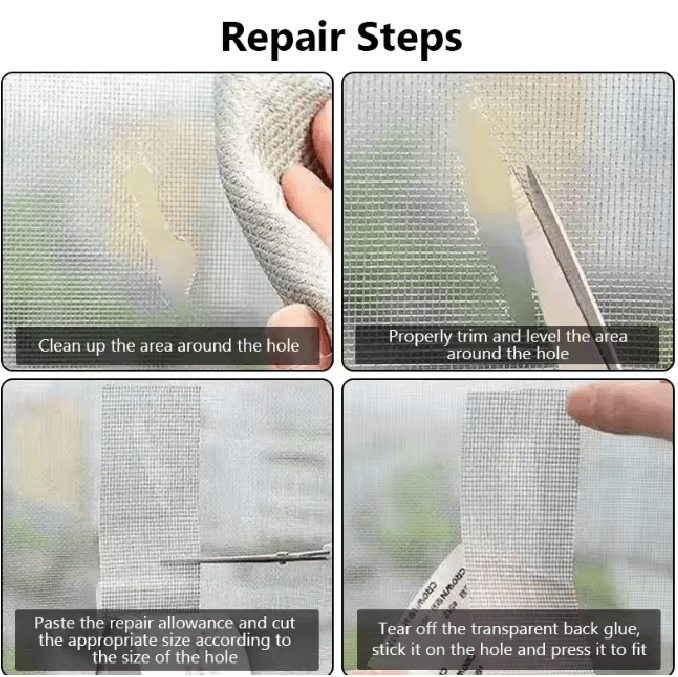Self Adhesive Window Screen Repair Tape 3