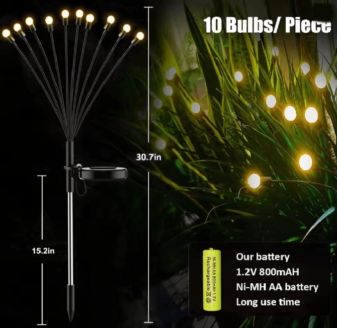 Solar Firefly Garden Lights Outdoor 2