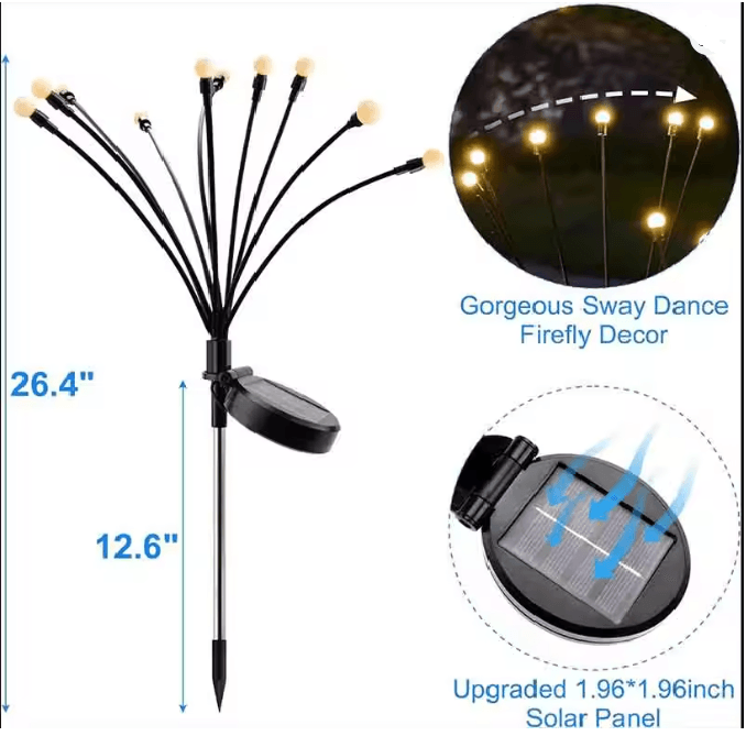 Solar Firefly Garden Lights Outdoor 4