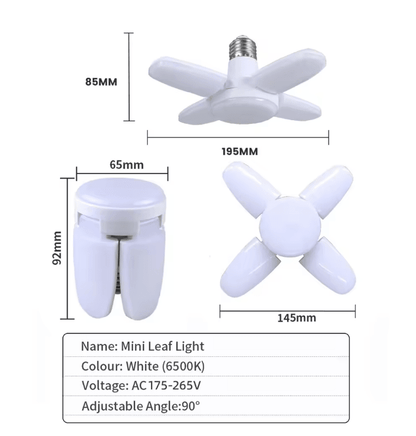 Foldable LED Garage Ceiling Light Bulb 4