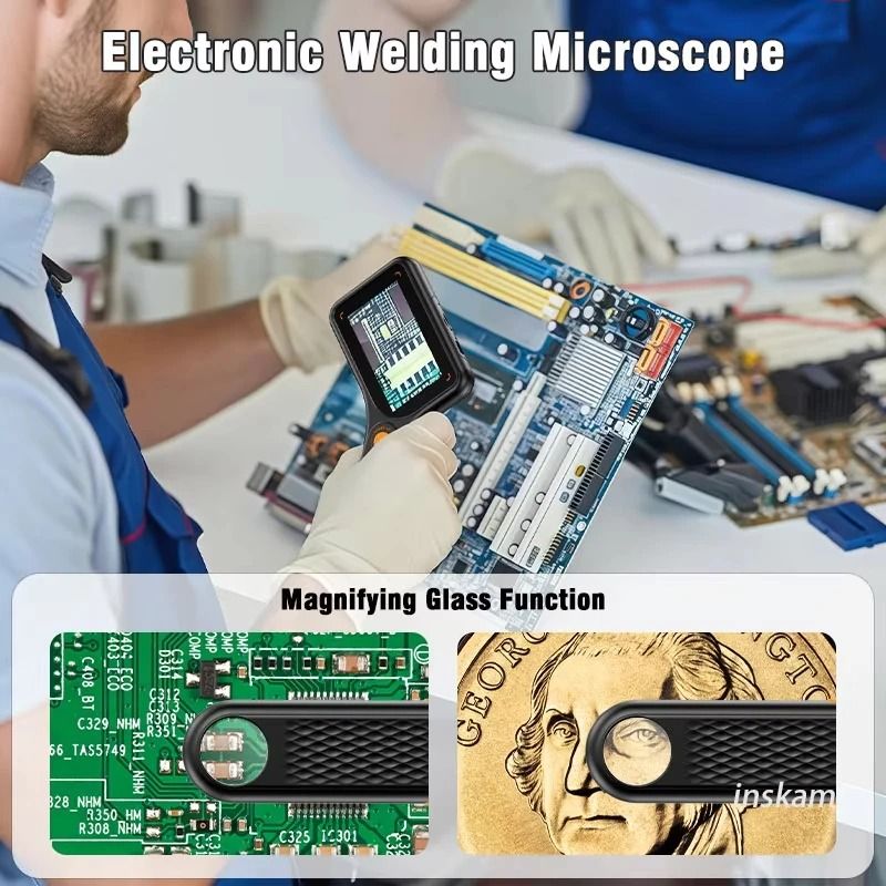 Autofocus 500X Digital Microscope With 30inch IPS Screen And 2MP Sensor 3