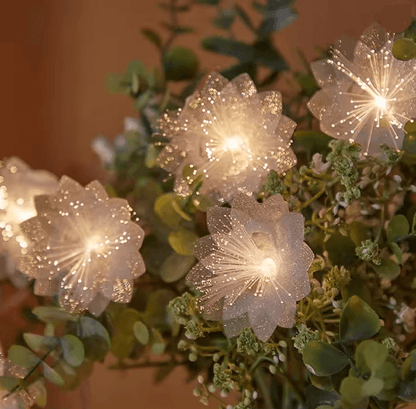 Fiber Optic LED Flower Fairy Light Garland