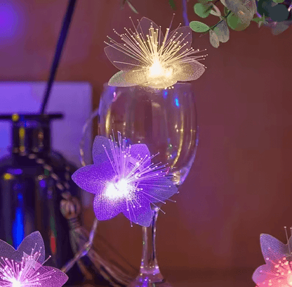 Fiber Optic LED Flower Fairy Light Garland 3
