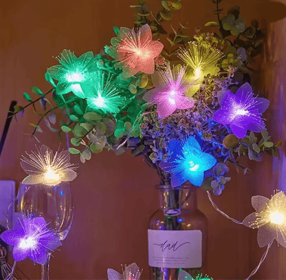 Fiber Optic LED Flower Fairy Light Garland 4