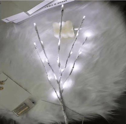 White Birch LED Branch Light 5