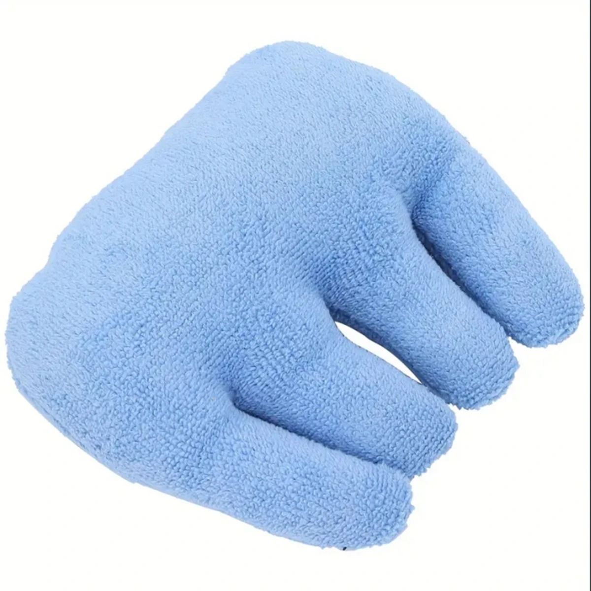 Hand Rehabilitation Grip Cushion With Finger Separators Blue 1