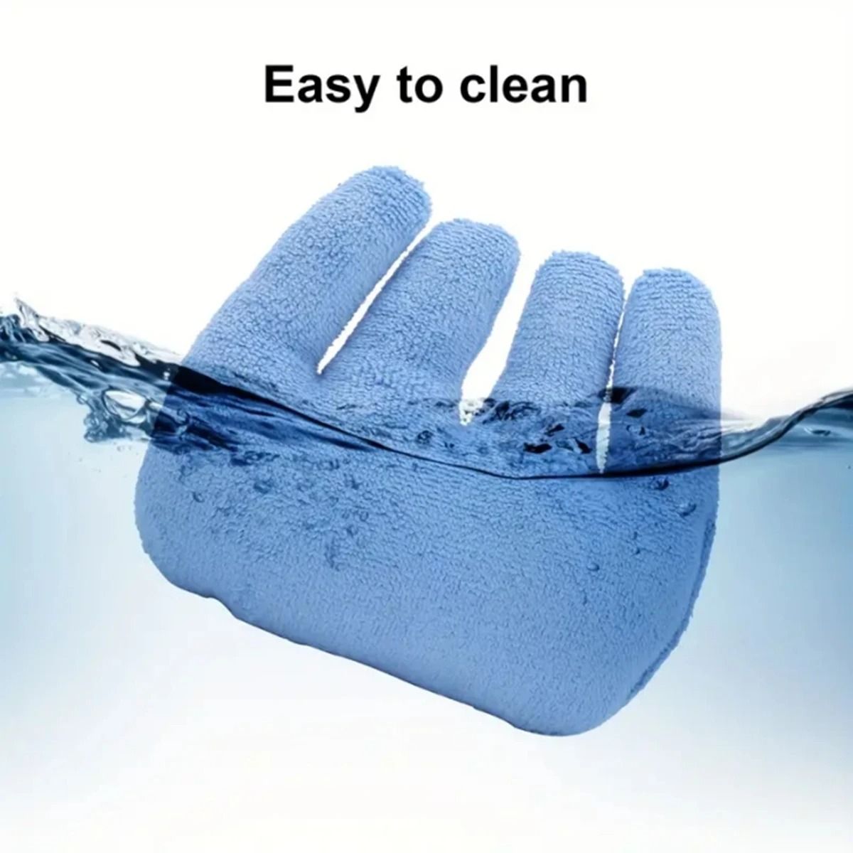 Hand Rehabilitation Grip Cushion With Finger Separators Blue 3