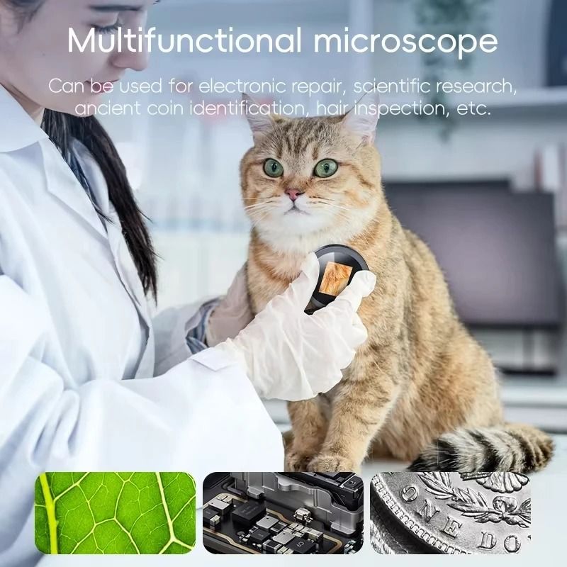 Autofocus 500X Digital Handheld Microscope With 2 MP Sensor And 2inch IPS Screen 1