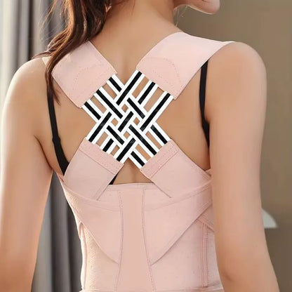 PostureMagnet Premium Back & Shoulder Support Corrector (Magnetic Therapy Adjustable Brace)