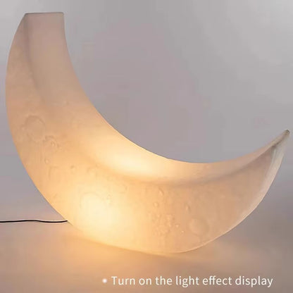 MoonLounge Crescent Floor Lamp  Chair  Nordic Ambient Moonlight Design 5