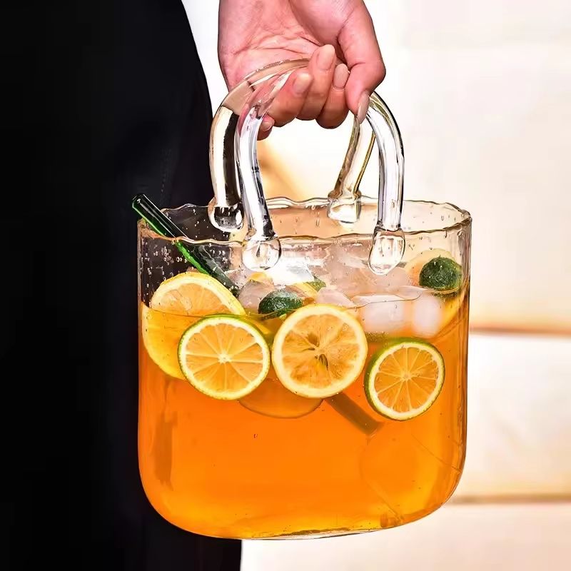 Elegance 78-ozl Handheld Slightly Drunk Fruit Wine Glass Bag Style