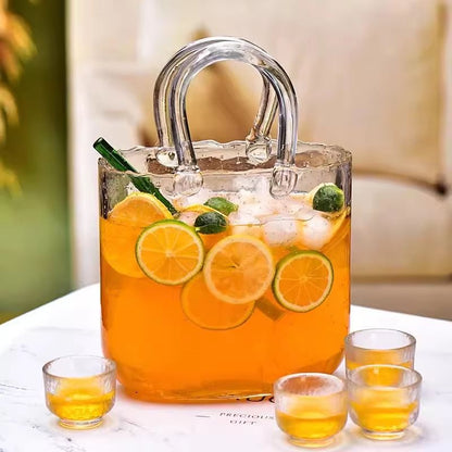 Elegance 2300 Ml Handheld Slightly Drunk Fruit Wine Glass Bag Style 1