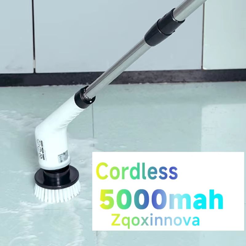 MultiSurface Cordless Electric Spin Scrubber  Household Cleaning Brush For Kitchen  Bath 1