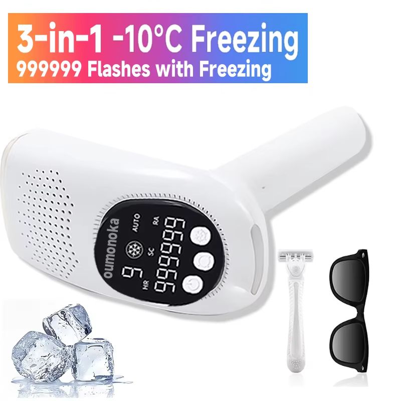 IPL Laser Hair Removal Device For Women And Men Bikini Facial Body Hair Remover 10