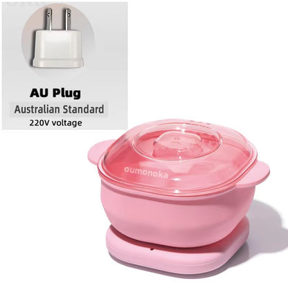 0 Metal Foldable Silicone Wax Heater Paraffin Pot Depilatory Wax Warmer For Home Spa 9