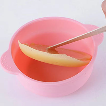 0 Metal Foldable Silicone Wax Heater Paraffin Pot Depilatory Wax Warmer For Home Spa 5