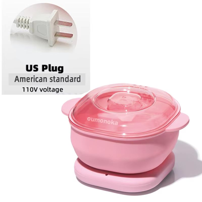 0 Metal Foldable Silicone Wax Heater Paraffin Pot Depilatory Wax Warmer For Home Spa 6