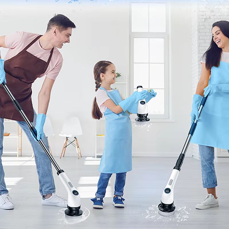 Cordless Spin Scrubber Electric Multipurpose Cleaning Brush for Kitchen Bathroom and Toilet