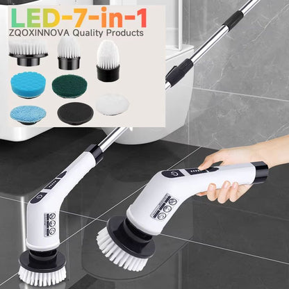Cordless Spin Scrubber Electric Multipurpose Cleaning Brush For Kitchen Bathroom And Toilet 7